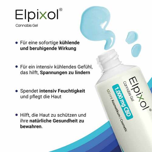 Cannabis Gel 1000 mg Cbd K&uuml;hl Gel Elpixol - 2