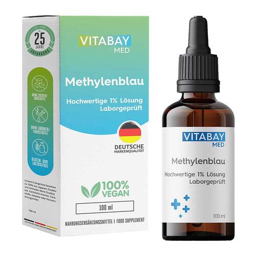 Methylenblau hochwertige 1% L&ouml;sung vegan - 1