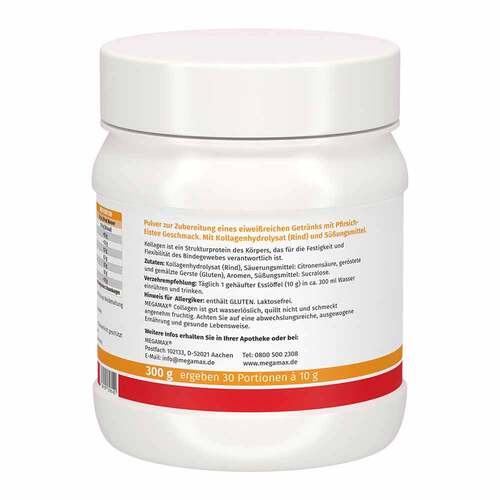 Collagen Clear Glow Kollagen Peptide Pfirsich Pulver  - 2