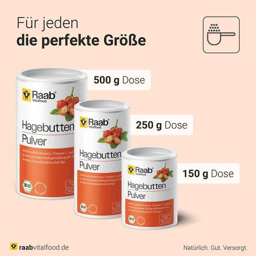 Raab Vitalfood Hagebutte Bio Pulver - 4