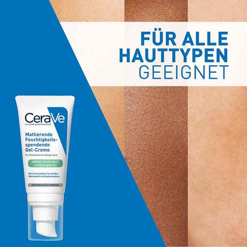 Cerave feuchtigkeitsspendende Gel-Creme matt - 7