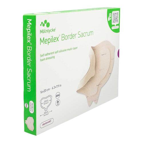 Mepilex Border Sacrum Schaumverband 16x20 cm steril - 1