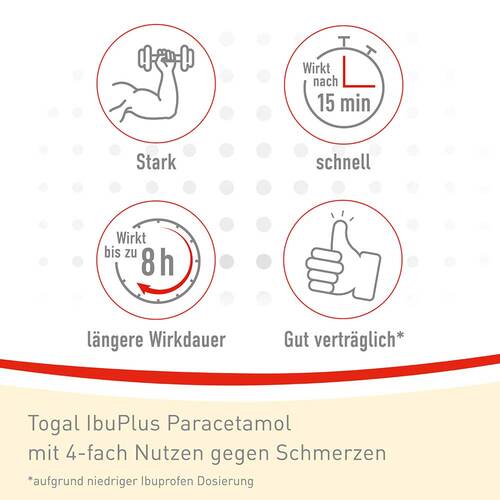 Togal Ibuplus Paracetamol 200 mg / 500 mg Filmtabletten  - 4