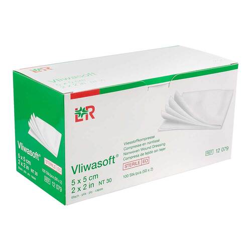 Vliwasoft Vlieskompressen steril 5x5 cm 6l. - 1