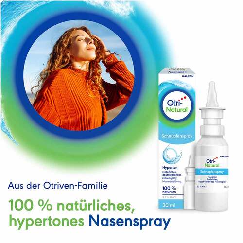 OtriNatural Schnupfenspray, hyperton, 2,3 % NaCl - 2