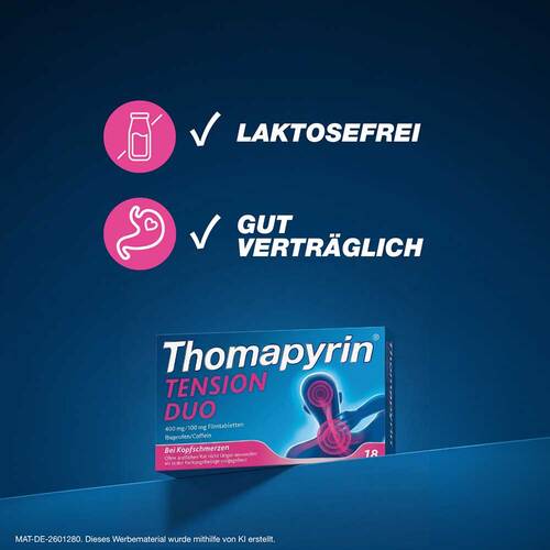 Thomapyrin TENSION DUO 400 mg / 100 mg Filmtabletten - 5