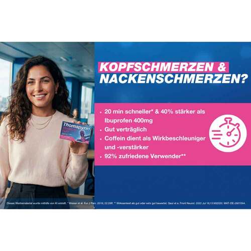 Thomapyrin TENSION DUO 400 mg / 100 mg Filmtabletten - 6