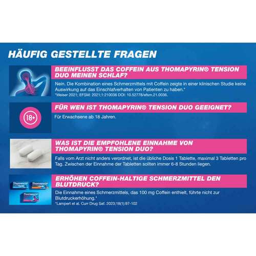 Thomapyrin TENSION DUO 400 mg / 100 mg Filmtabletten - 8