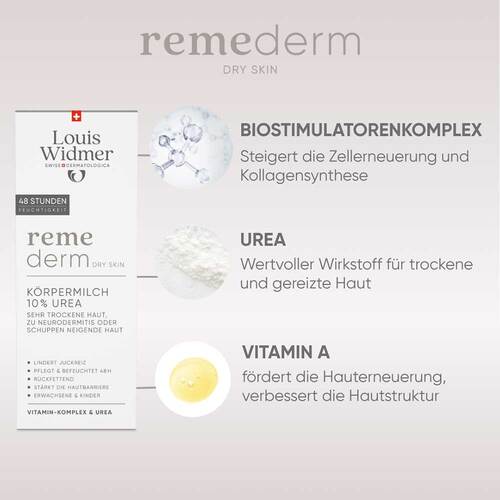 Widmer Remederm dry Skin K&ouml;rpermilch 10% - 5