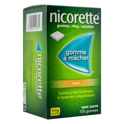 Nicorette Kaugummi 4 mg freshfruit - 1