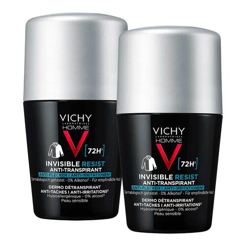 Vichy Homme Deo Roll-on 72h Anti-Flecken  - 1
