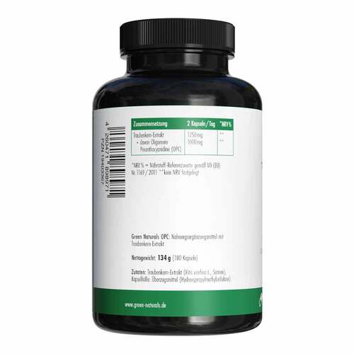 Green Naturals OPC 1000mg aus Traubenkern-Extr.Kps - 3