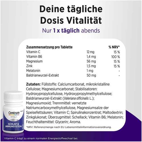 Centrum Vital + Schlaf &amp; Immunsystem Tabletten - 5