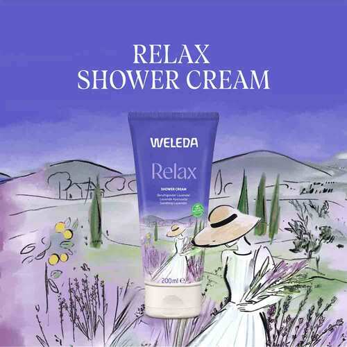 Weleda Relax Shower Cream Lavendel - 3