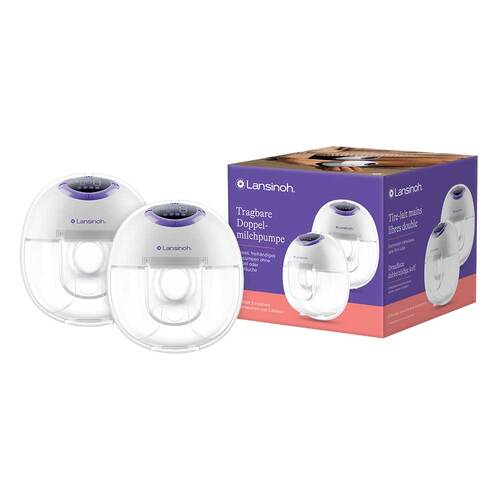 Lansinoh tragbare Doppelmilchpumpe - 1