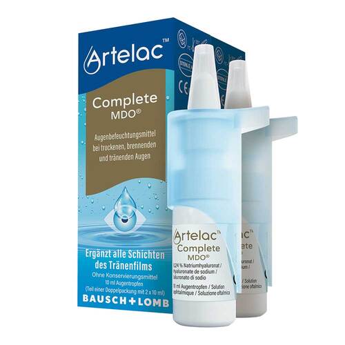 Artelac Complete MDO Augentropfen bei trockenen / tr&auml;nenden Augen - 1