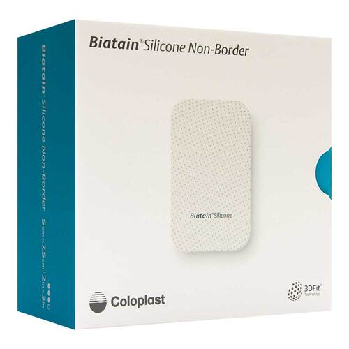 Biatain Silicone Non-Border Schaumverband 5x7,5 cm - 1