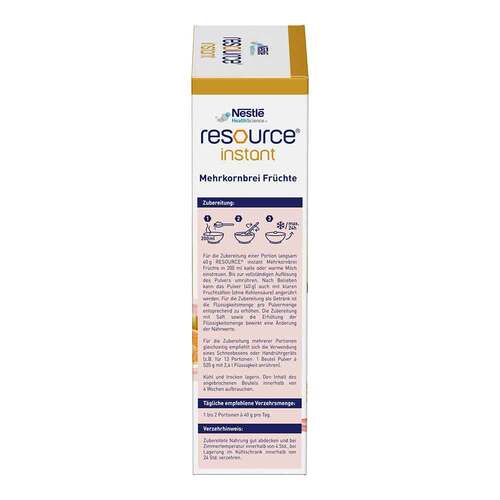 Resource instant Mehrkornbrei Fr&uuml;chte Pulver - 4