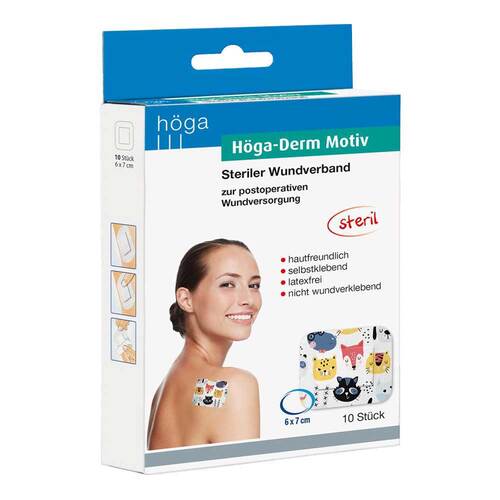 H&ouml;ga-Derm Motiv steriler Wundverband 6x7 cm - 1