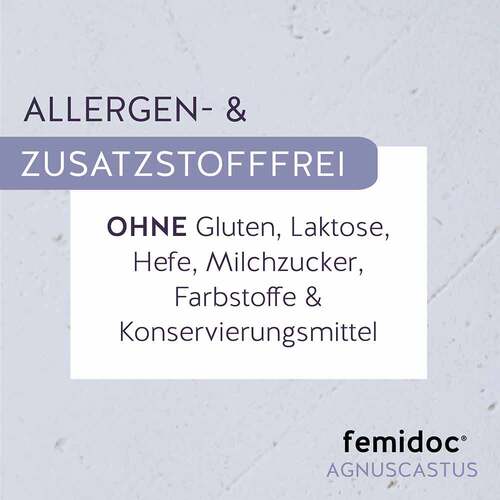 Femidoc Agnus Castus ohne Alkohol Tropfen zum Einnehmen  - 4