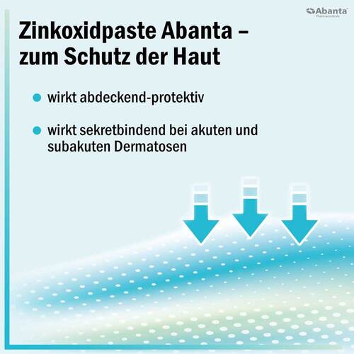 Zinkoxidpaste Abanta 200 mg / g Paste zur Anwendung auf der Haut  - 3