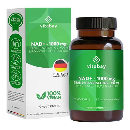 Liposomales Nad + 1000 mg + trans-Reveratrol 600 mg - 1