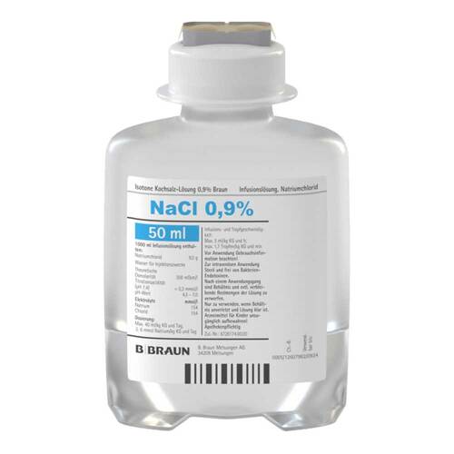 Isotone Kochsalz-L&ouml;sung 0,9% Braun 100ml EP halbgef. - 1