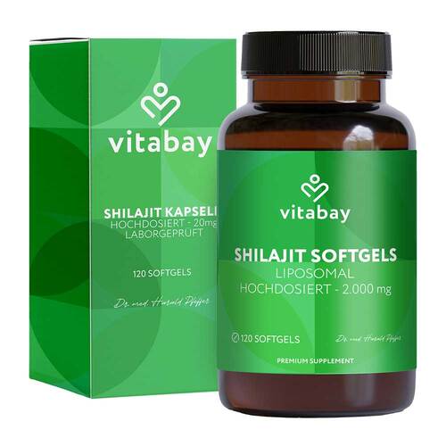 Liposomales Mumijo Shilajit 1000mg hochdosierste Weichkapseln - 1