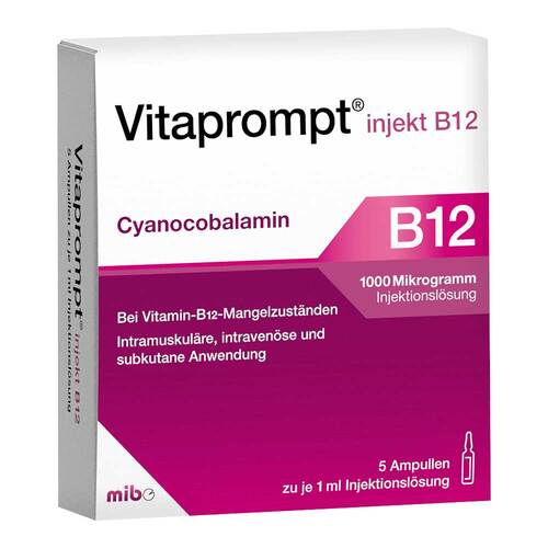 Vitaprompt injekt B12 1000 µg Injektionsl&ouml;sung - 1