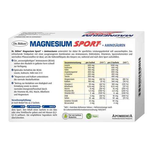 Dr. B&ouml;hm Magnesium Sport + Aminos&auml;uren Granulat - 2