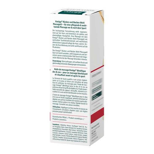 Kneipp Massageöl Rücken & Nacken Wohl - 3