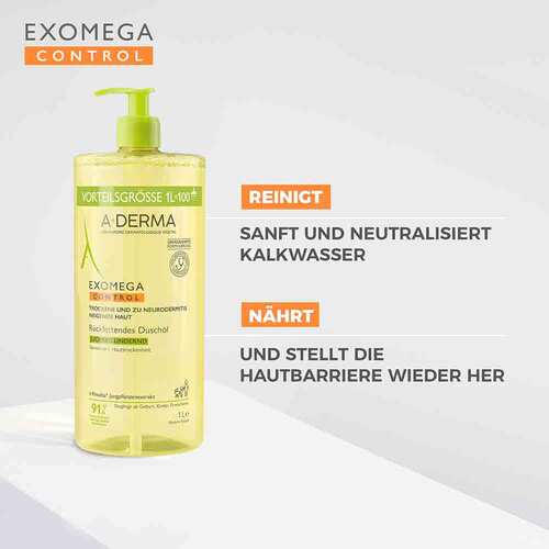 A-Derma Exomega Control Dusch&ouml;l r&uuml;ckfettend - 3