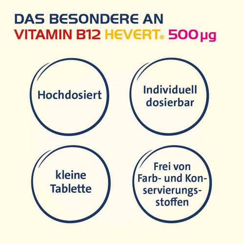 Vitamin B12 Hevert 500 µg Tabletten - 3