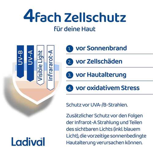 Ladival Hautbarriere Repair Sonnenschutz Creme LSF 50 + - 8