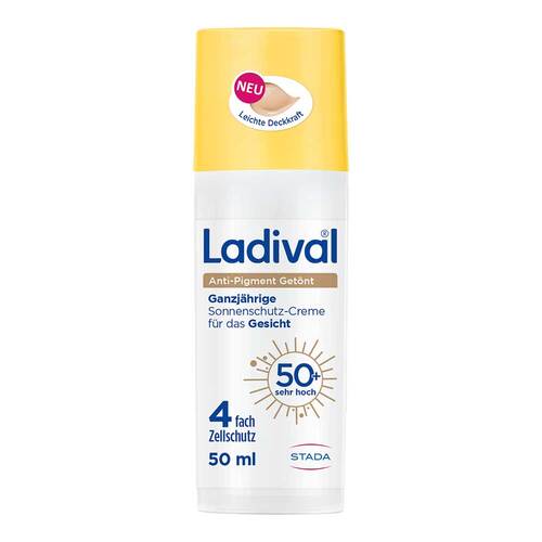 Ladival Anti-Pigment Sonnenschutz Creme get&ouml;nt LSF 50 + - 1