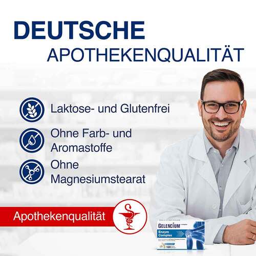 Gelencium Enzym Complex hochdosiert mit Bromelain Kapseln  - 3
