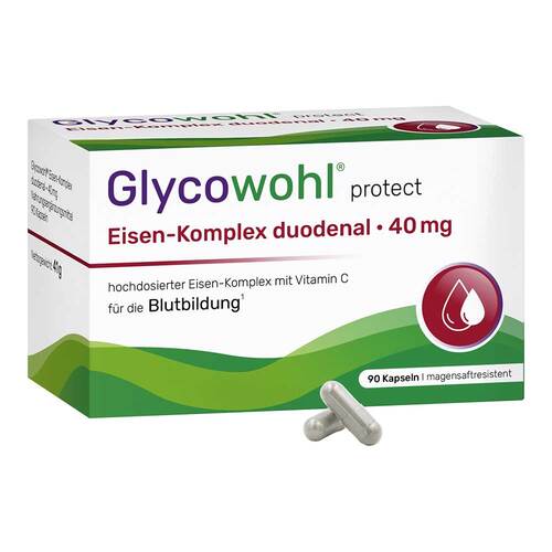 Glycowohl Eisen-Komplex duodenal 40 mg + Vitamin C Kapseln  - 1