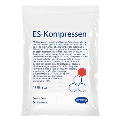 ES-Kompressen steril 5x5 cm 8fach - 1