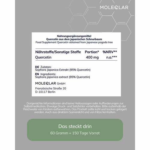 Moleqlar Quercetin Dihydrat Pulver - 3