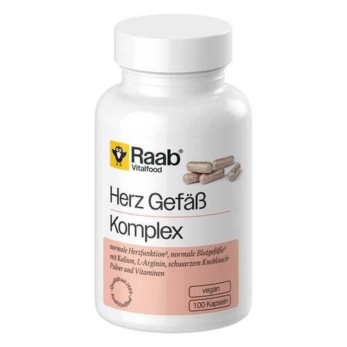 Raab Vitalfood Herz Gef&auml;&szlig; Komplex Kapseln - 1