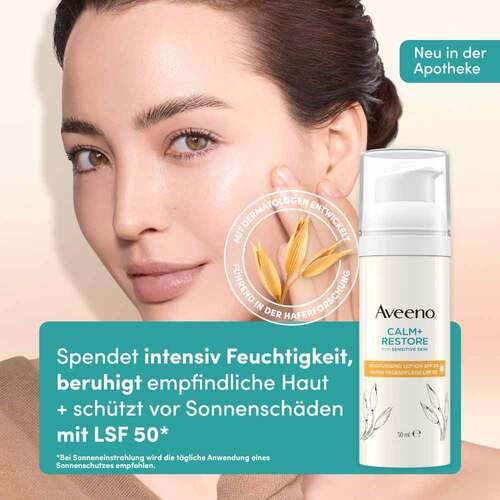 Aveeno Calm + Restore Hafer Tagespflege Creme LSF 50 - 3