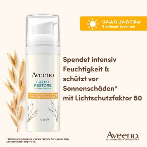 Aveeno Calm + Restore Hafer Tagespflege Creme LSF 50 - 6
