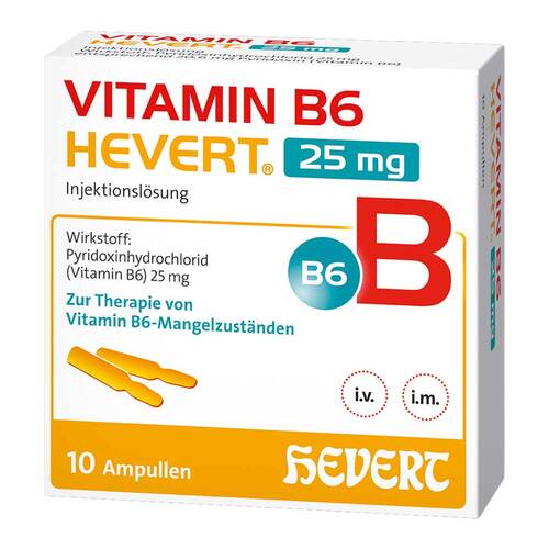 Vitamin B6 Hevert 25 mg Injektionsl&ouml;sung - 1
