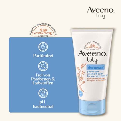 Aveeno baby Dermexa Gute Nacht Emollientien Balsam - 3