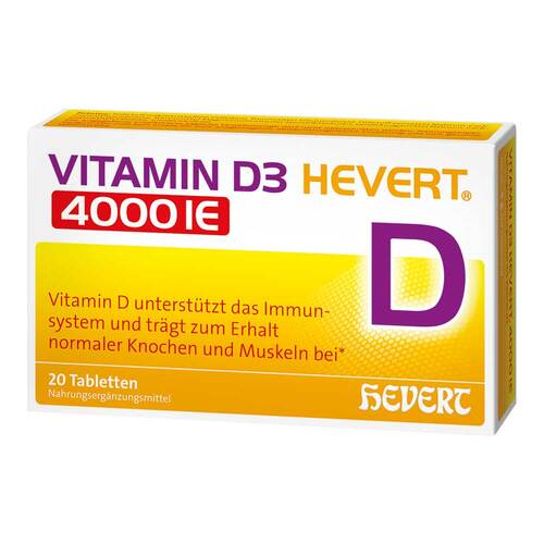 Vitamin D3 Hevert 4000 I.E. Tabletten - 1