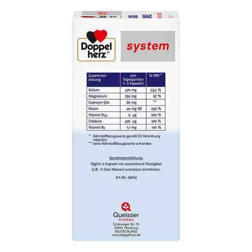 Doppelherz Cardio Komplex system Kapseln - 3