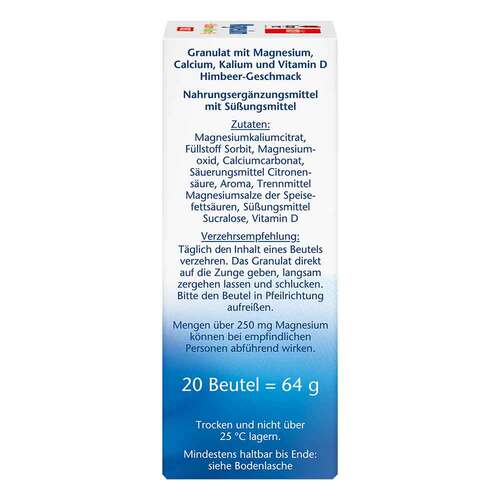 Doppelherz Magneisum + Calcium + Kalium + D3 Direct Pel. - 3