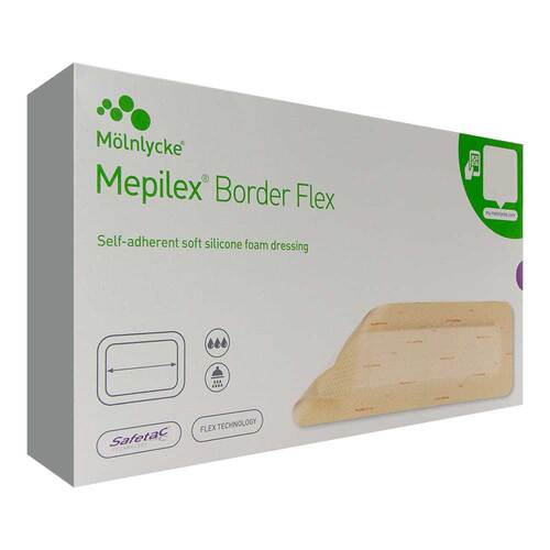 Mepilex Border Flex Schaumverband haft.15x20 cm - 1