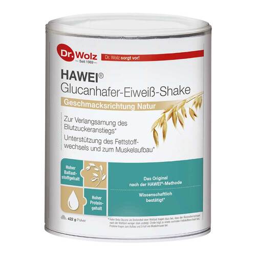 Hawei Glucanhafer-Eiwei&szlig;-Shake natur Pulver - 1