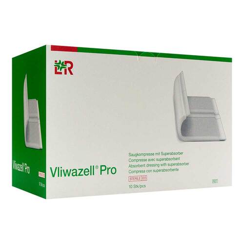 Vliwazell Pro superabsorb.Kompresse steril 20x40 cm - 1